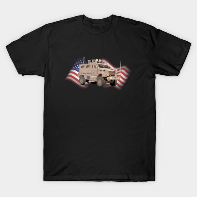 M1224 MRAP Army Military Truck T-Shirt by NorseTech